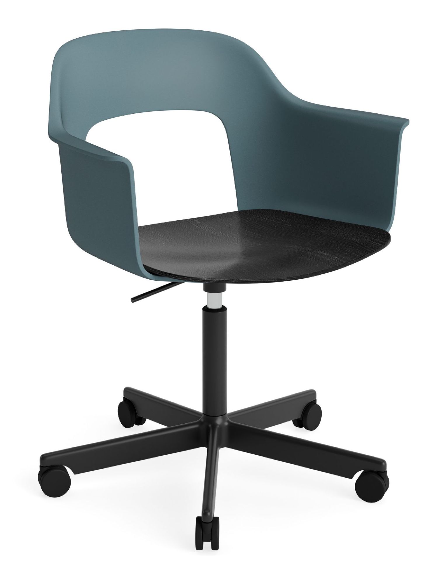 Layout Armchair 242 Fauteuil met 4-sterrenvoet, gasveer en draaifunctie Hay