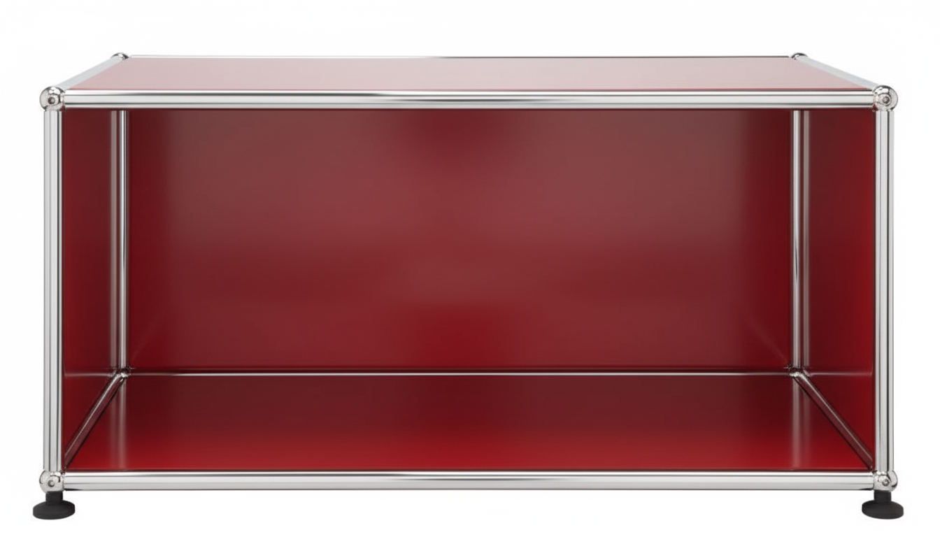 USM Haller Lowboard Open Robijnrood