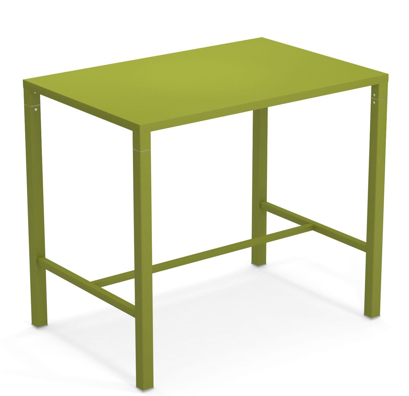 Grüner Nova Hochtisch von Emu für den Außenbereich, ideal für Garten, Terrasse oder Balkon.