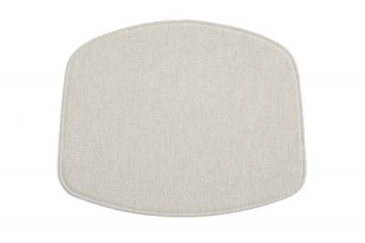 Beiges Sitzkissen für Hay About A Chair AAC Stuhl, ohne Armlehnen, Stoffstruktur.