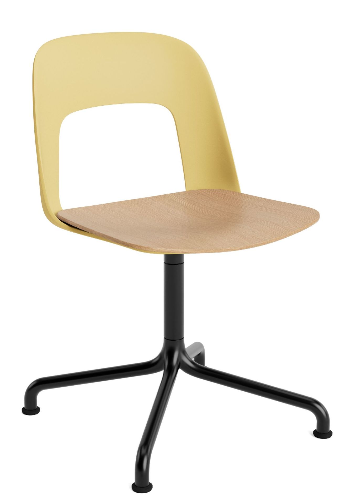 Layout Side Chair 152 draaistoel met vierpoot Hay