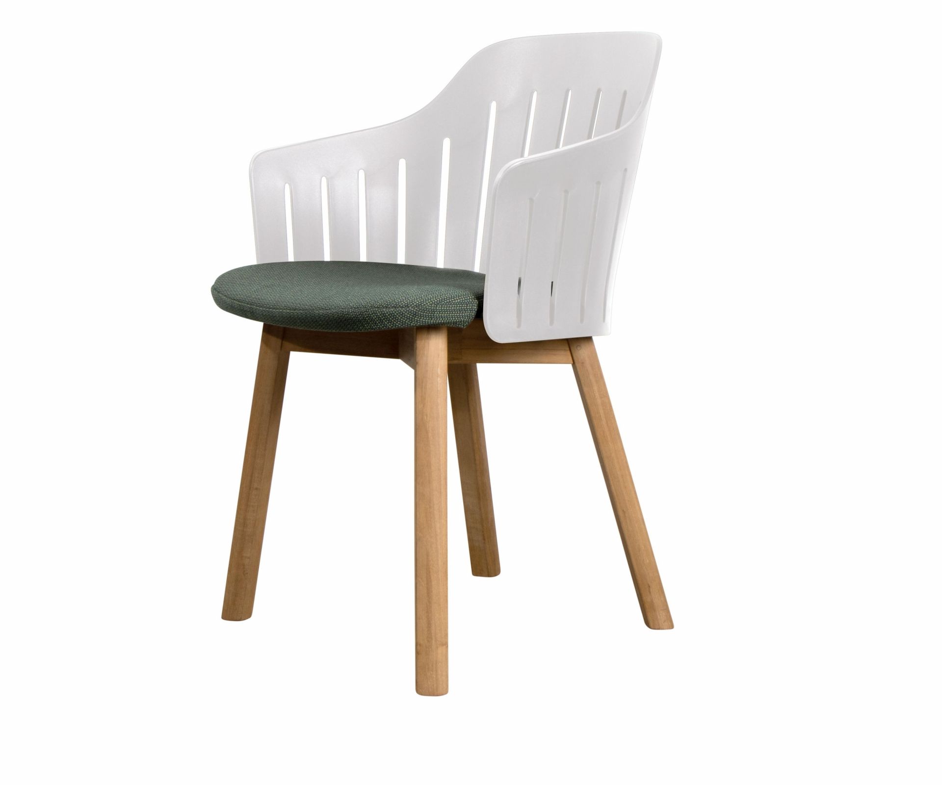 Choice Outdoor-stoel met teakhouten frame en 4 poten van Cane-Line