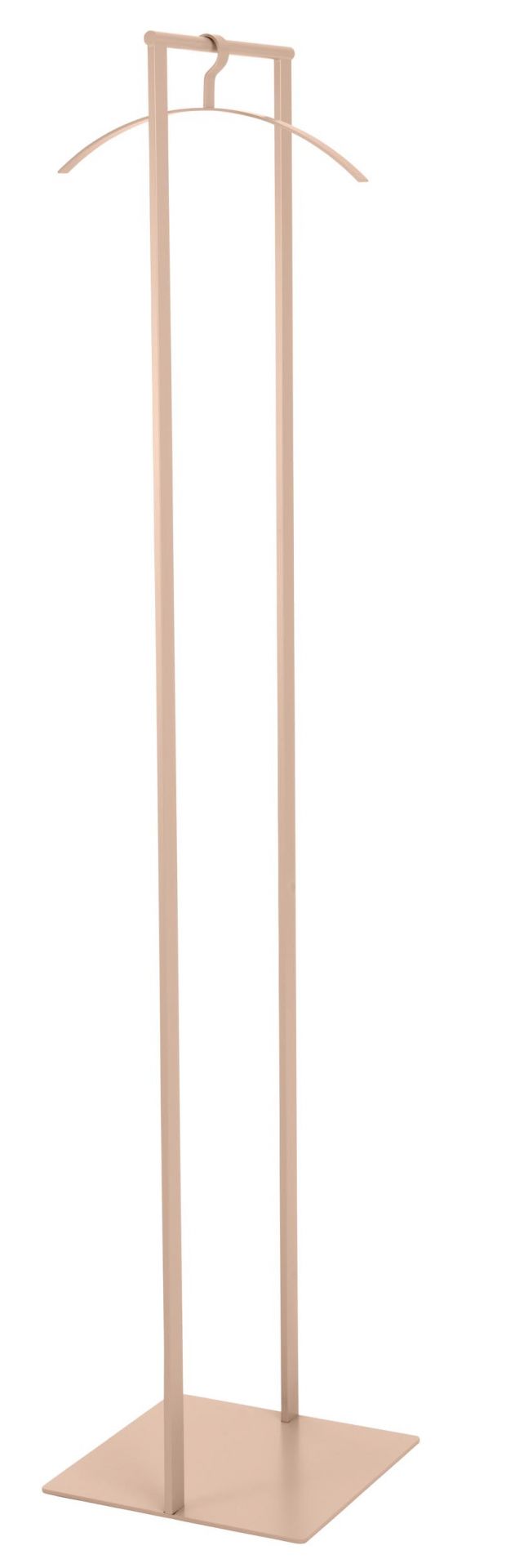 Schönbuch Slim Garderobenständer in Beige: Moderner Kleiderständer mit minimalistischem Design und integriertem Bügel.