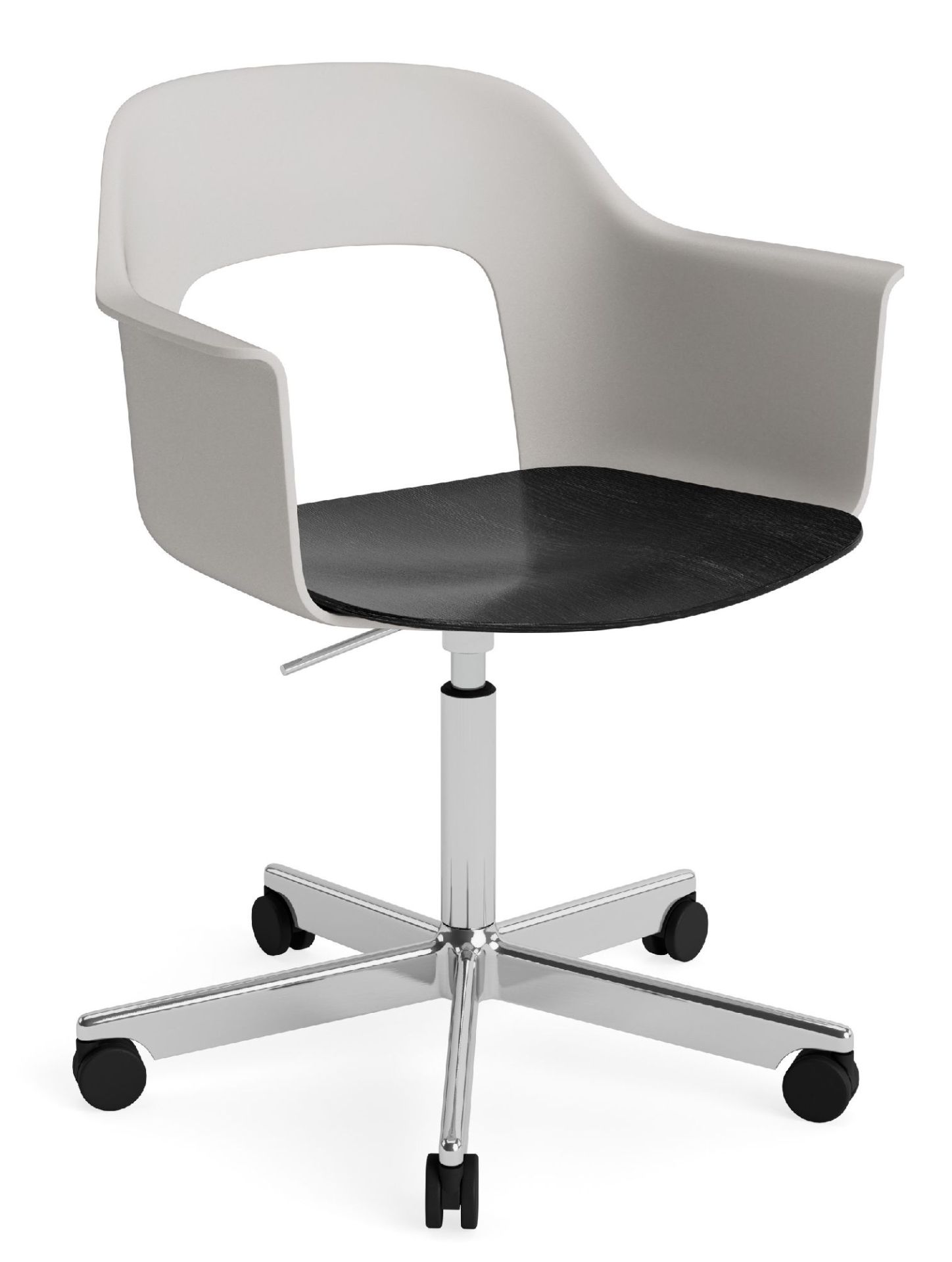 Layout Armchair 242 Fauteuil met 4-sterrenvoet, gasveer en draaifunctie Hay