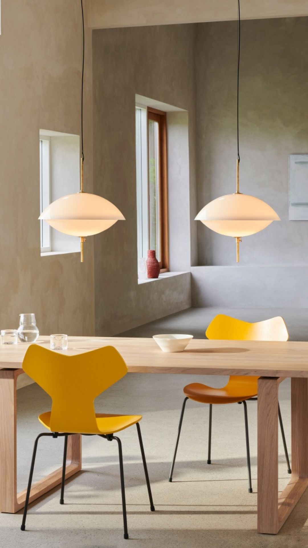 Clam hanglamp Fritz Hansen D 44 cm UNIEK EXEMPLAAR