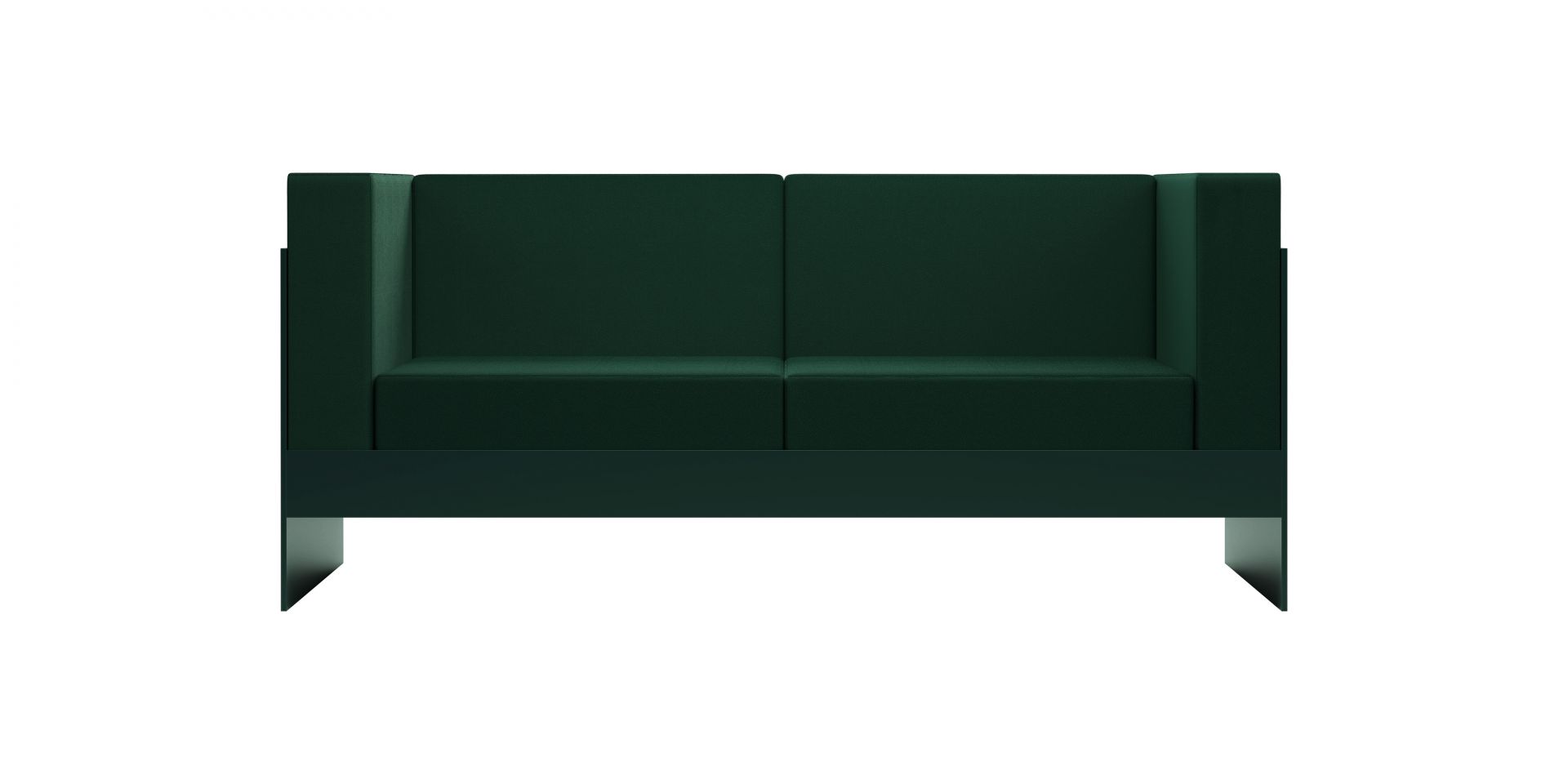 Standaardbank 170 x 81 x 74 cm donkergroen New Tendency