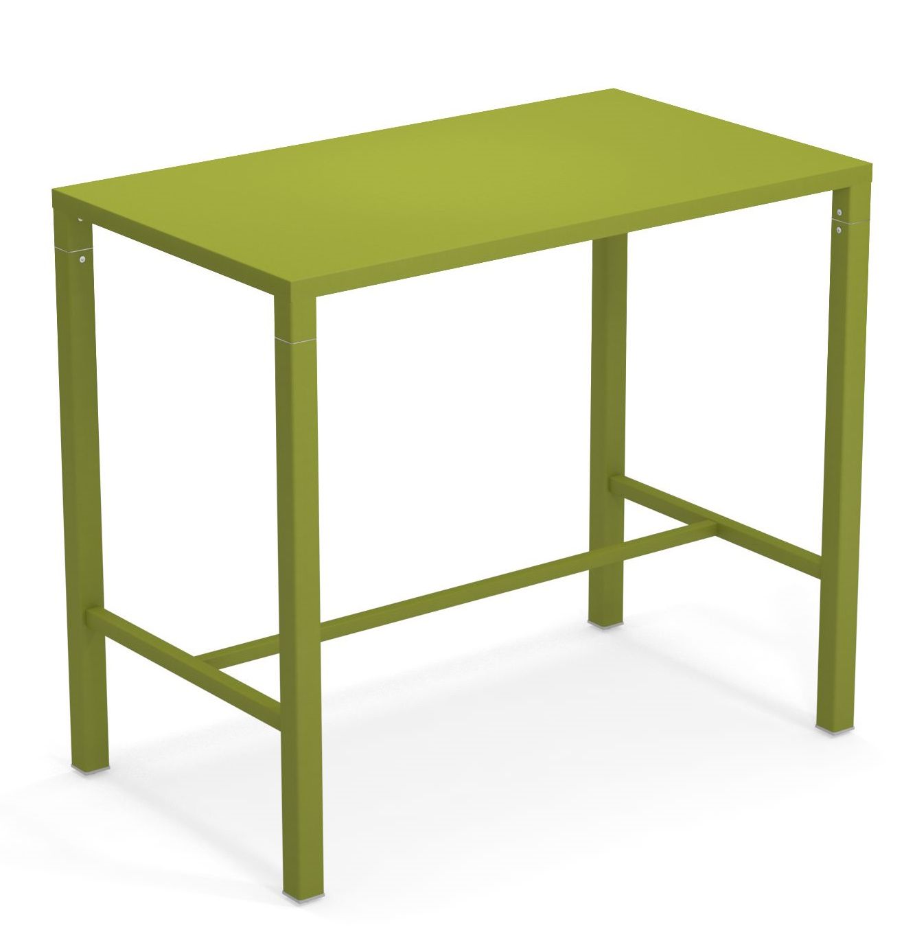 Grüner Nova Hochtisch von Emu für den Außenbereich, ideal für Garten, Terrasse und Balkon.