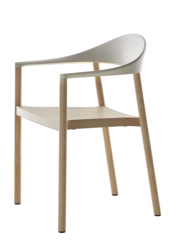 Monza fauteuil met armleuningen Plank
