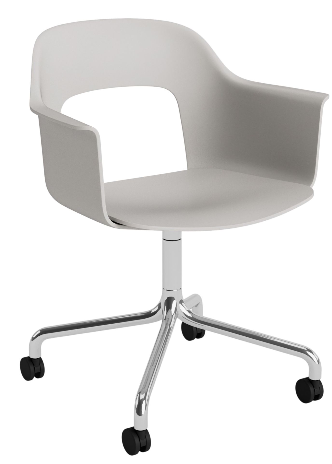 Layout fauteuil 261 met armleuningen van Hay