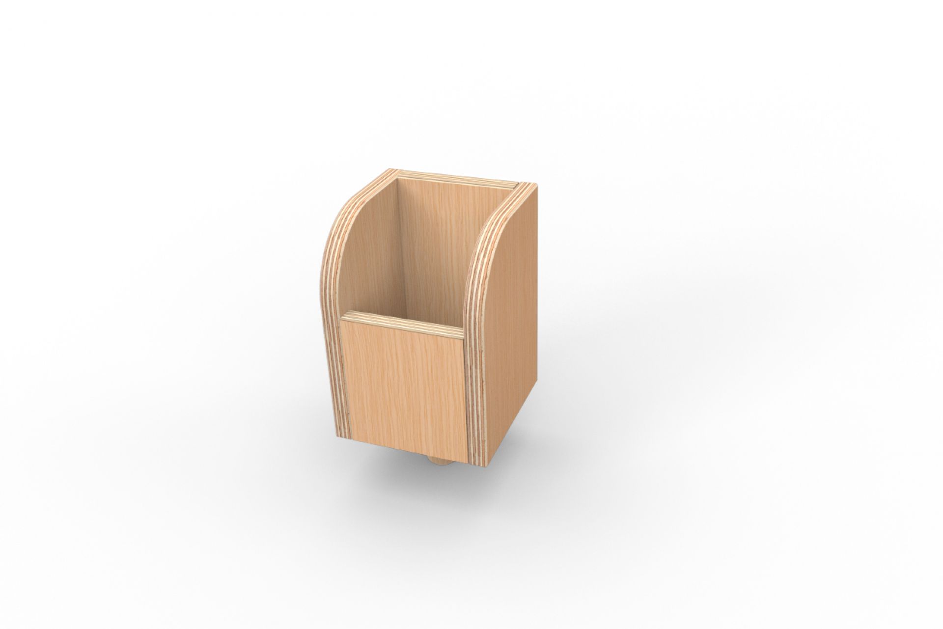 Growing Table Zubehör: Stifteköcher aus Buche, Teil des 9-teiligen Sets, Pure Position.
