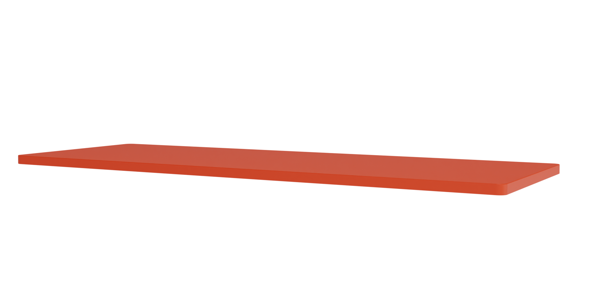 Rote Panton Wire Abdeckplatte B 70 cm von Montana, passend für Drahtmodule.