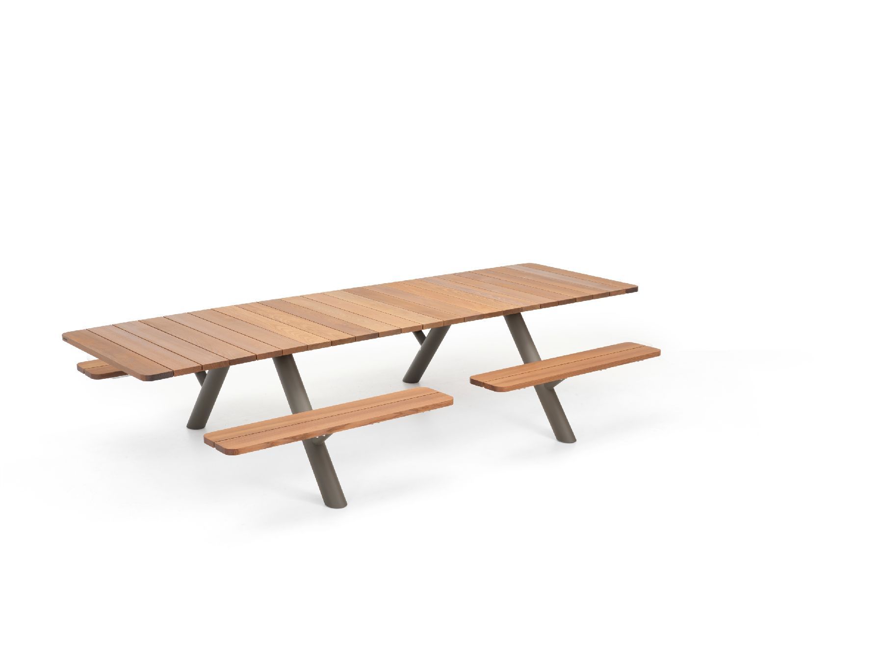 Panigiri-picknicktafel en -bankcombinatie voor buiten Extremis