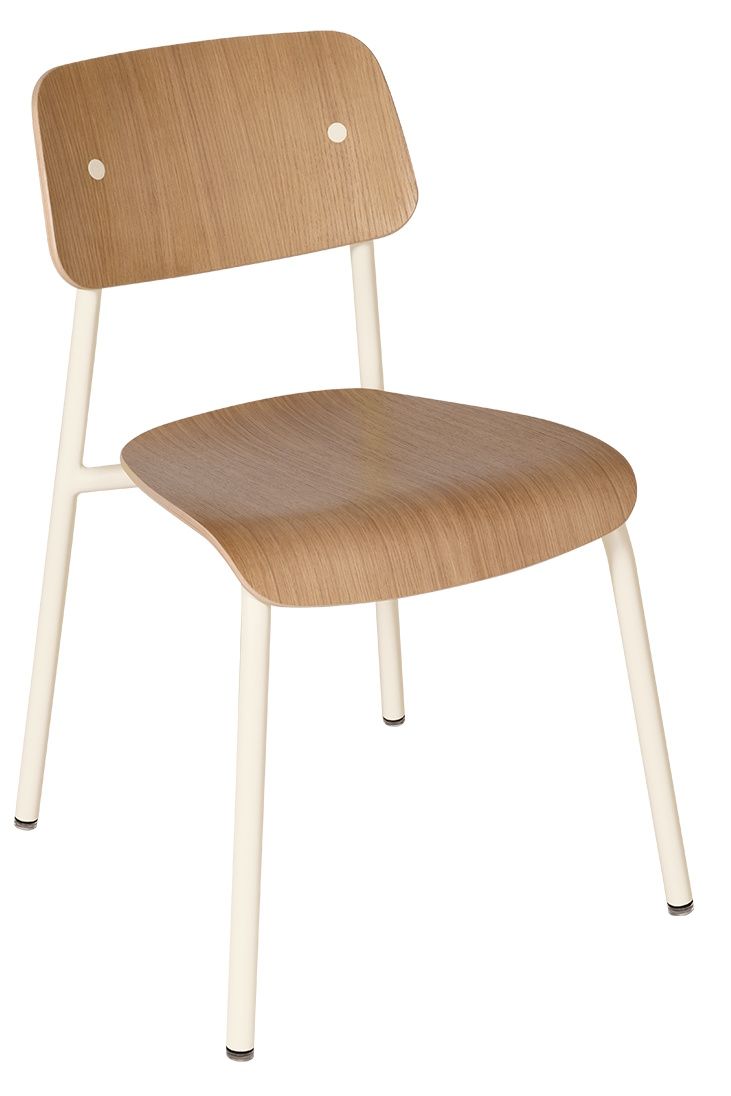 Studie Chair stoel van eikenhout voor binnen, Fermob