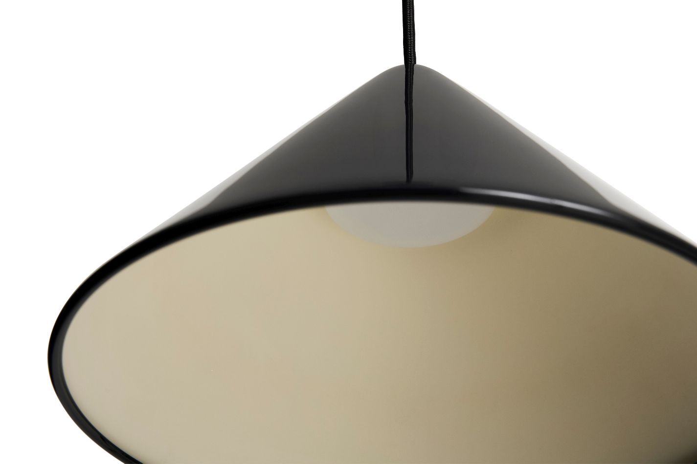 Compass Pendant 260 hanglamp aluminium soft black Hay
