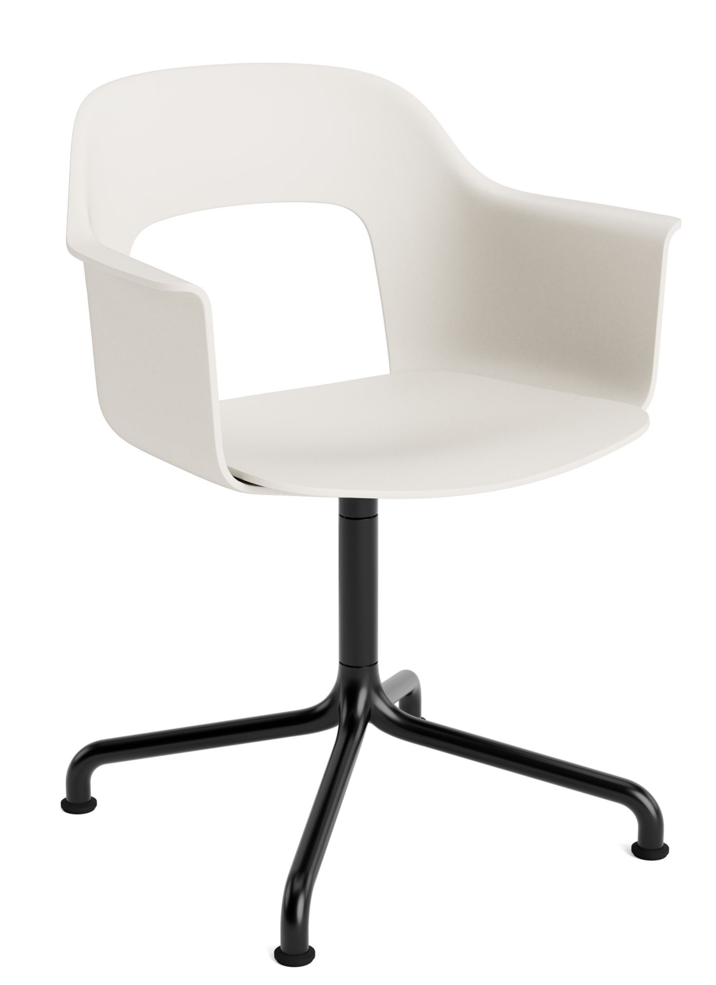 Layout Armchair 251 Fauteuil met 4-sterrenvoet, draaivoet met gebogen voetkruis Hay