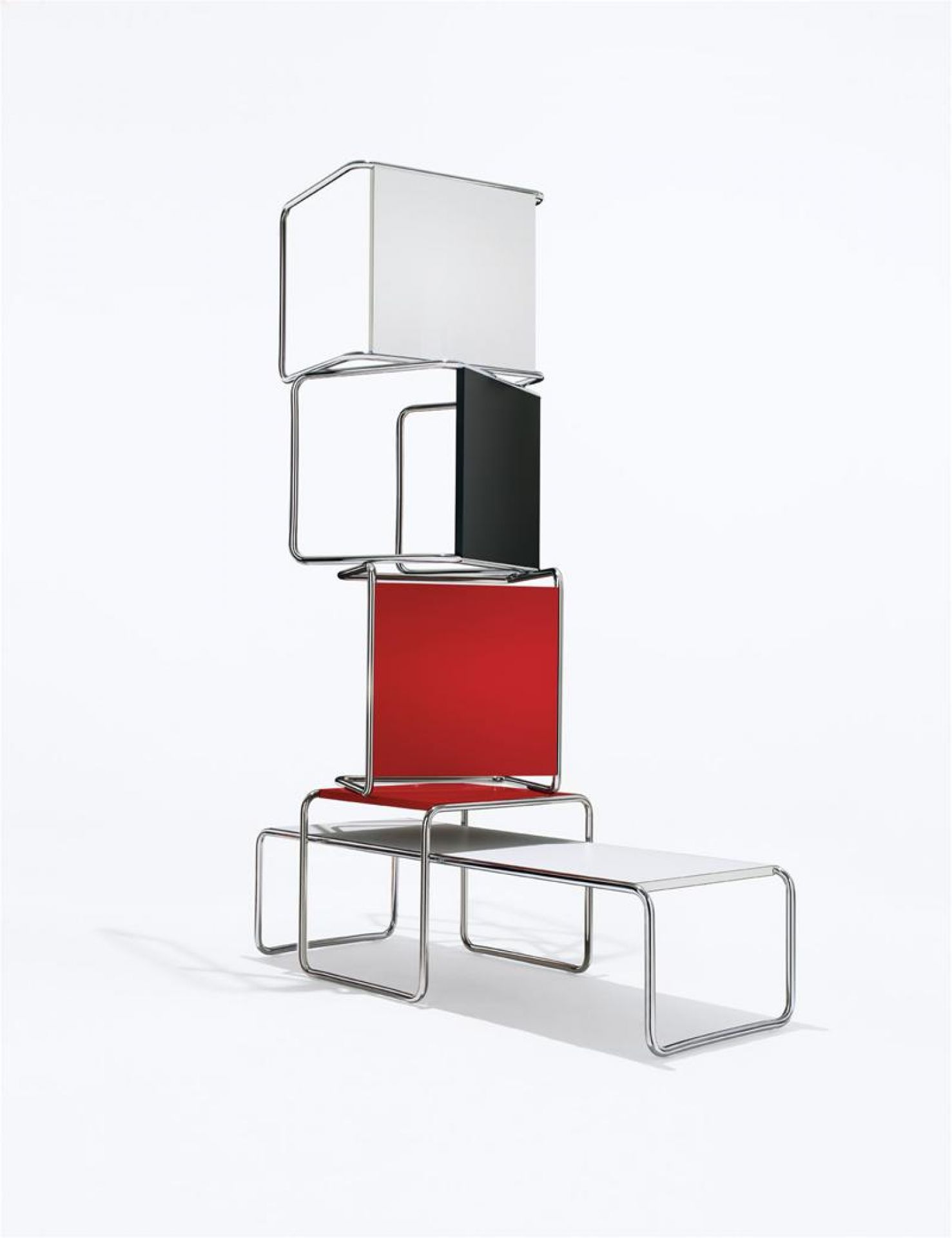 Laccio 1 salontafel klein zwart / antraciet Knoll International - QUICK SHIP