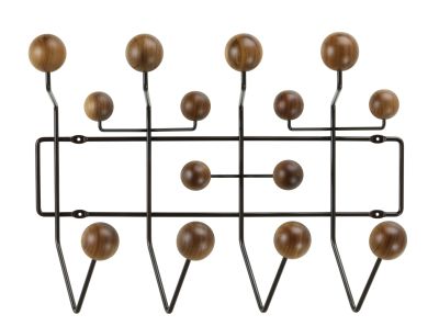 Eames Hang it all kapstok, naturel notenhout, Vitra 