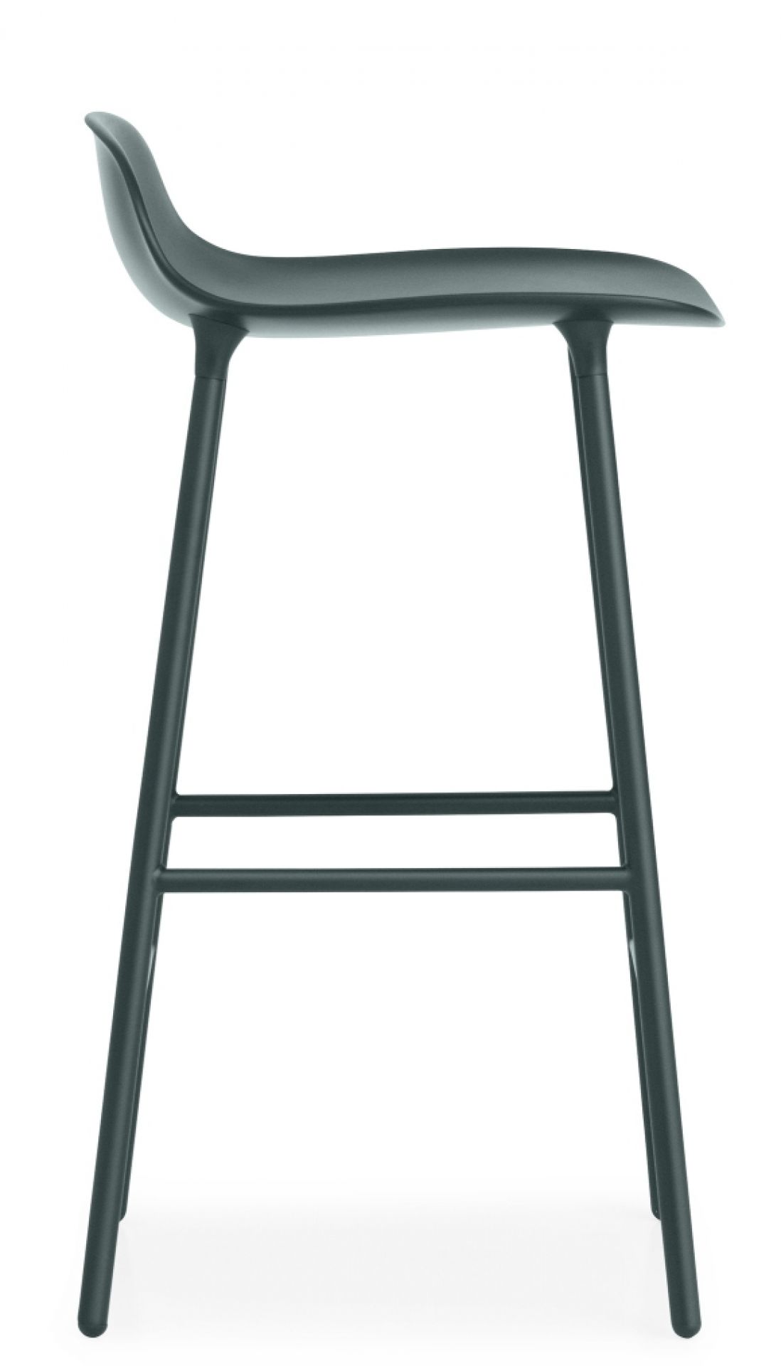 Normann Copenhagen Form Barhocker H 65 cm aus Stahl, modernes Design für Küche oder Bar.