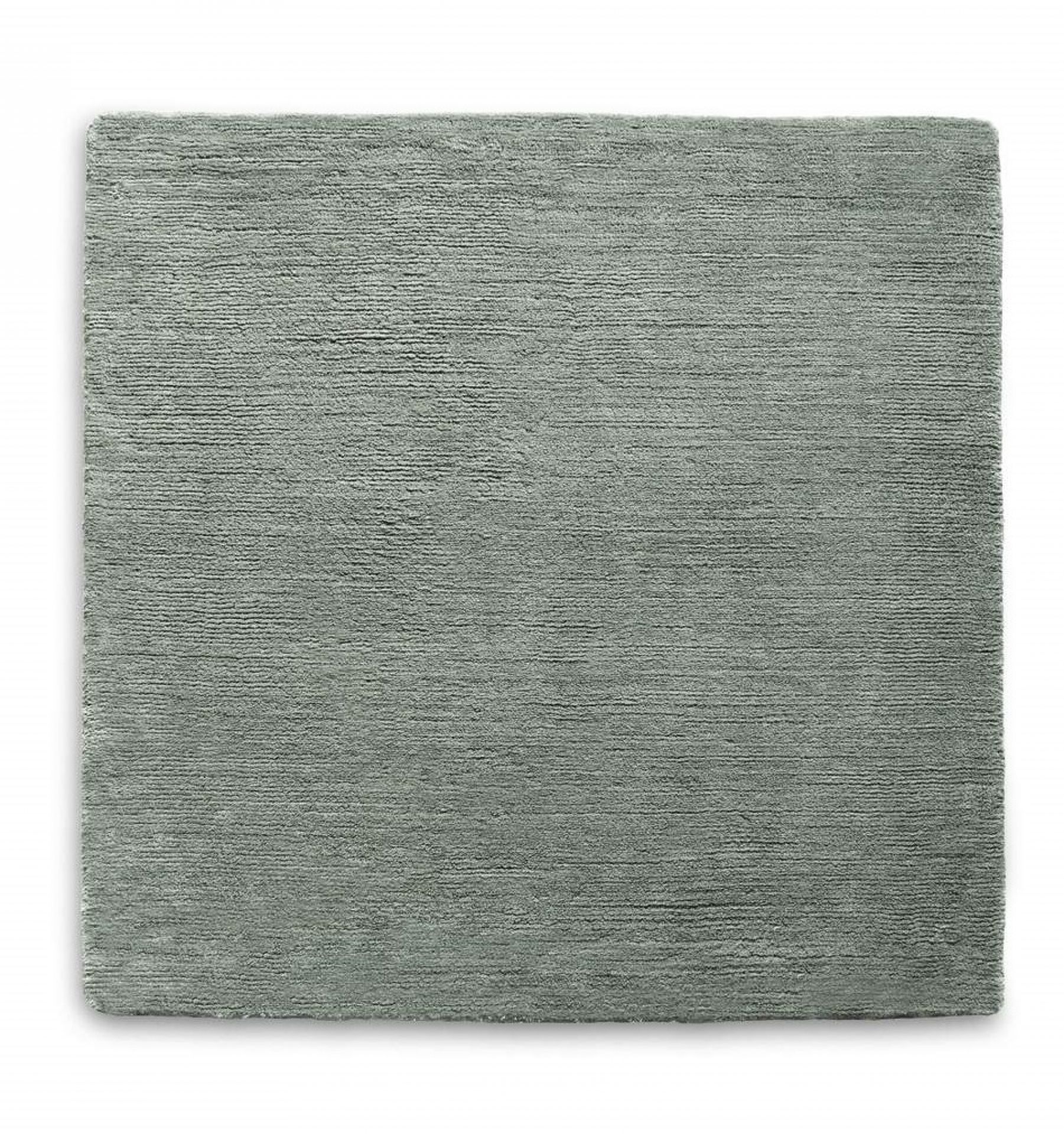 Quadratischer, grauer Legends of Carpets Teppich. Moderner Teppich für Wohnzimmer und Schlafzimmer.