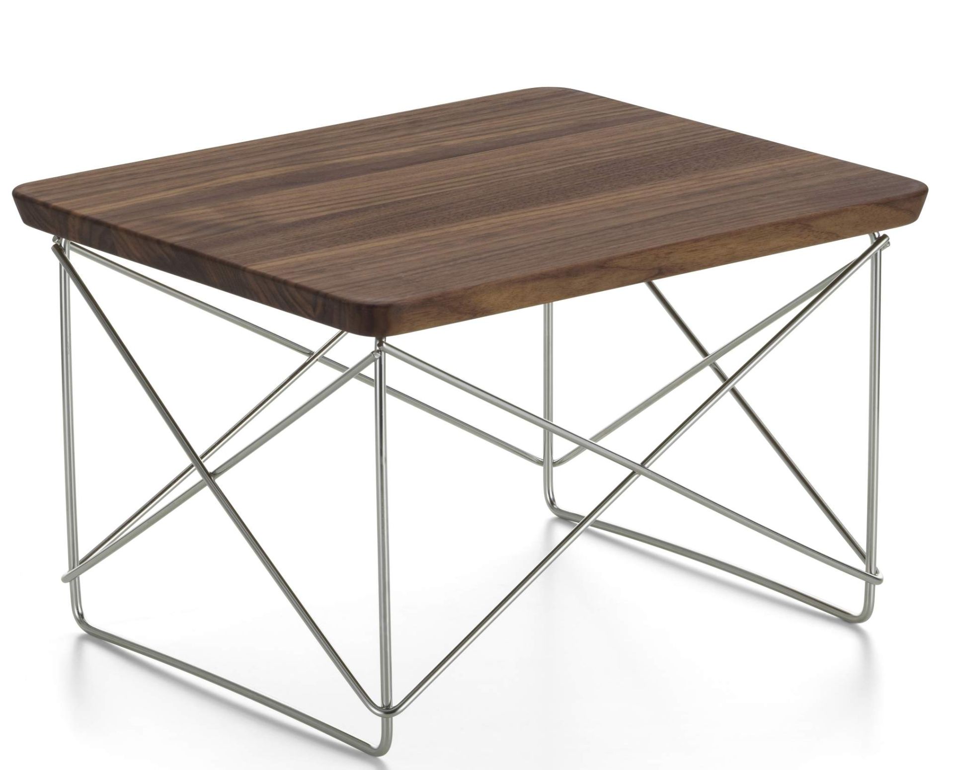 Bijzettafel LTR, donker notenhout, Vitra 