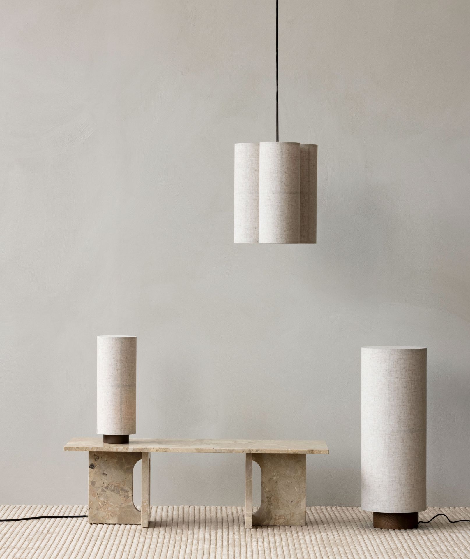 Hashira Cluster hanglamp Ø32 Raw Audo