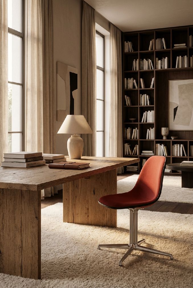 Eames Plastic Side Chair DSL RE stoel, volledig gestoffeerd, Vitra