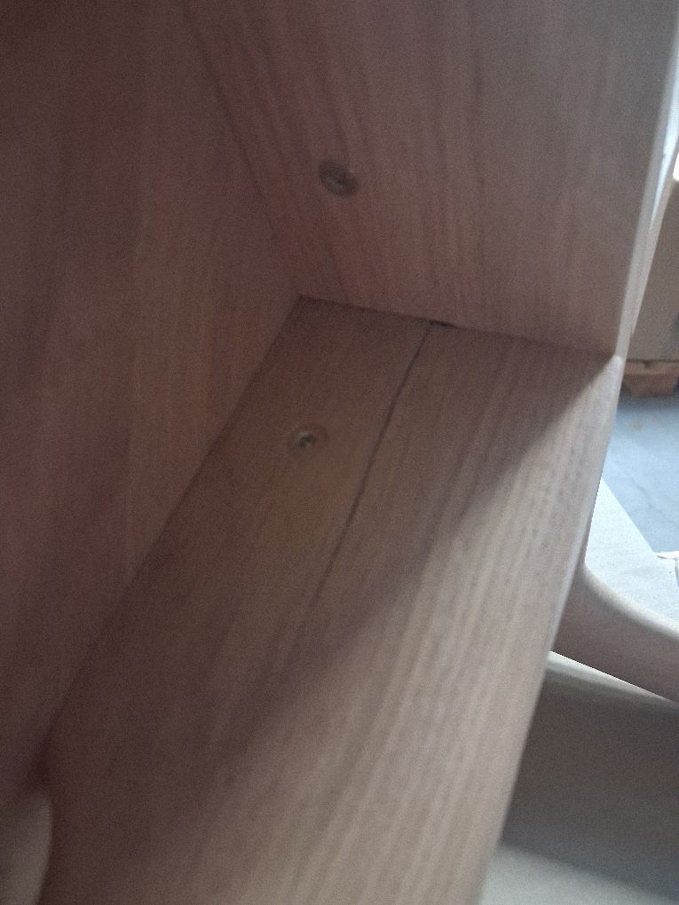 Slab Side Chair, eiken naturel, Tom Dixon, EXEMPLAAR MET GEBREKEN