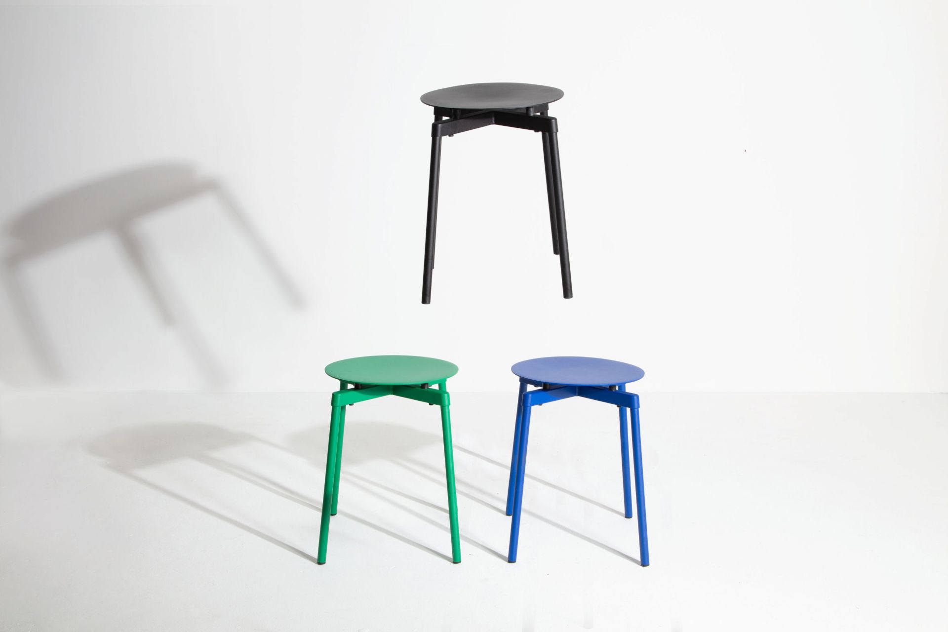 Fromme Stool kruk Petite Friture bruinrood