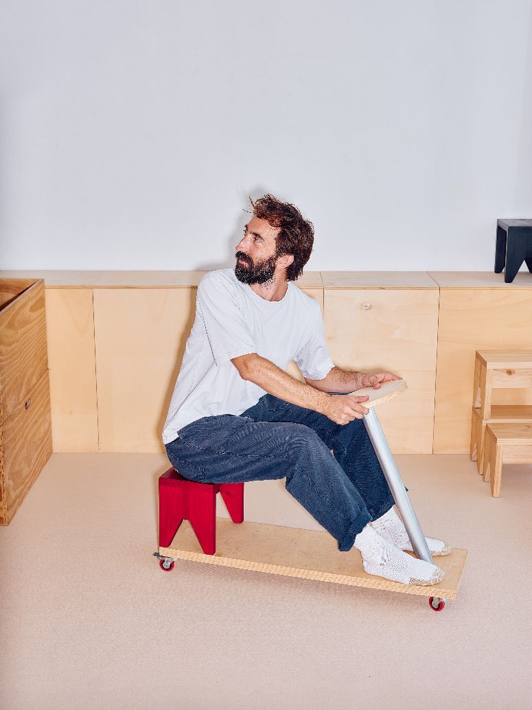 Manolito Stool Short Small kruk Hay