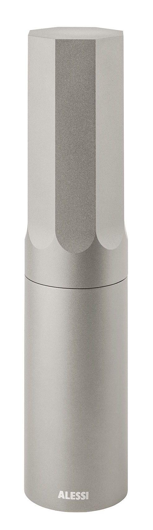 Alessi aluminium zout-, peper- en specerijenmolen