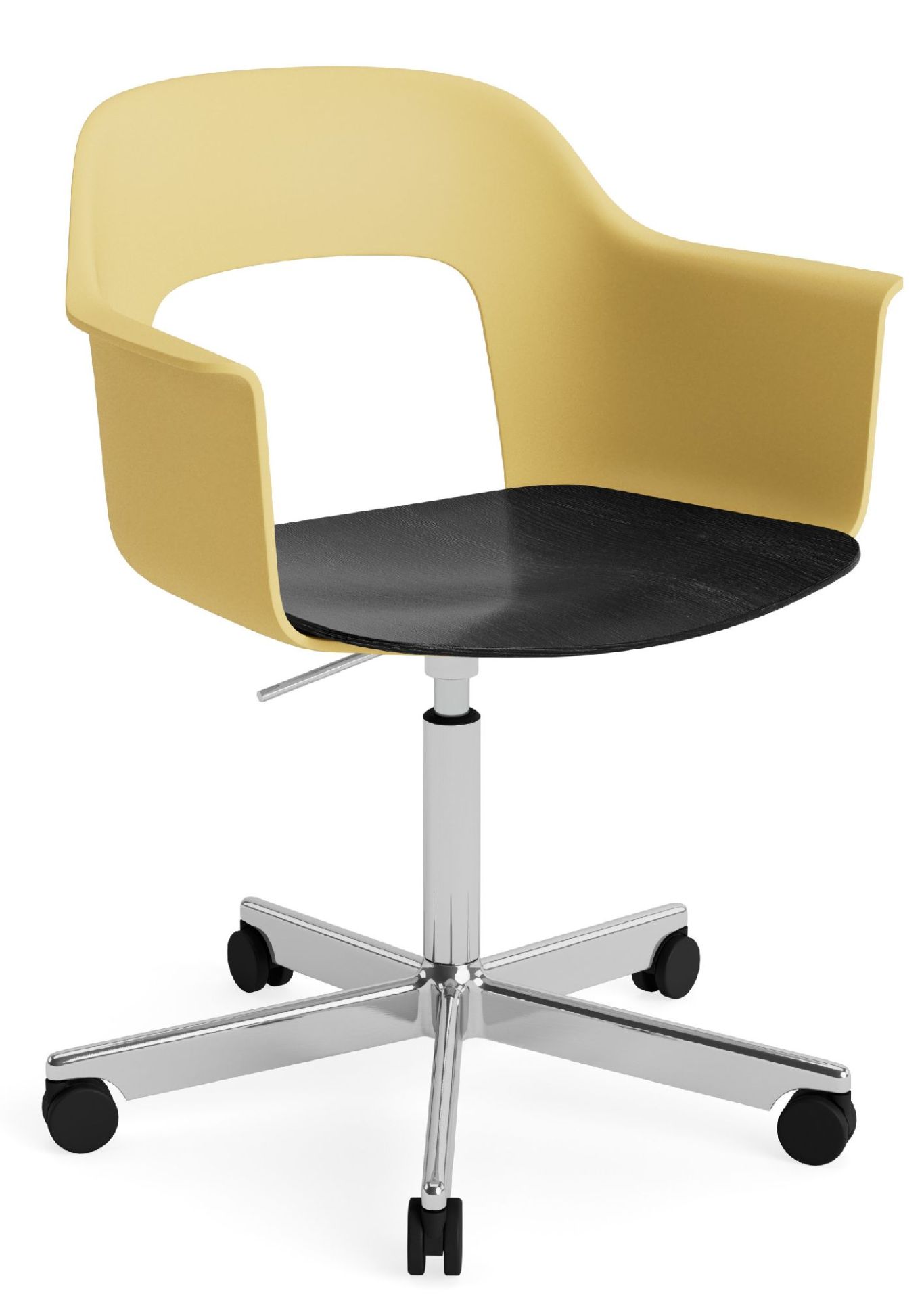Layout Armchair 242 Fauteuil met 4-sterrenvoet, gasveer en draaifunctie Hay