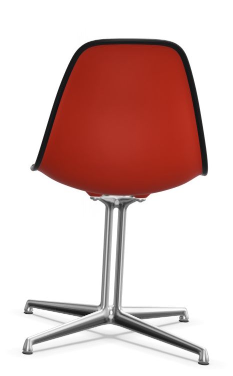 Eames Plastic Side Chair DSL RE stoel, volledig gestoffeerd, Vitra