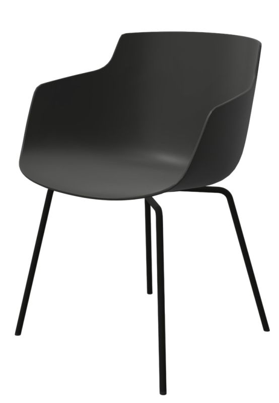 Flow Armchair, fauteuil met armleuningen van MDF Italia