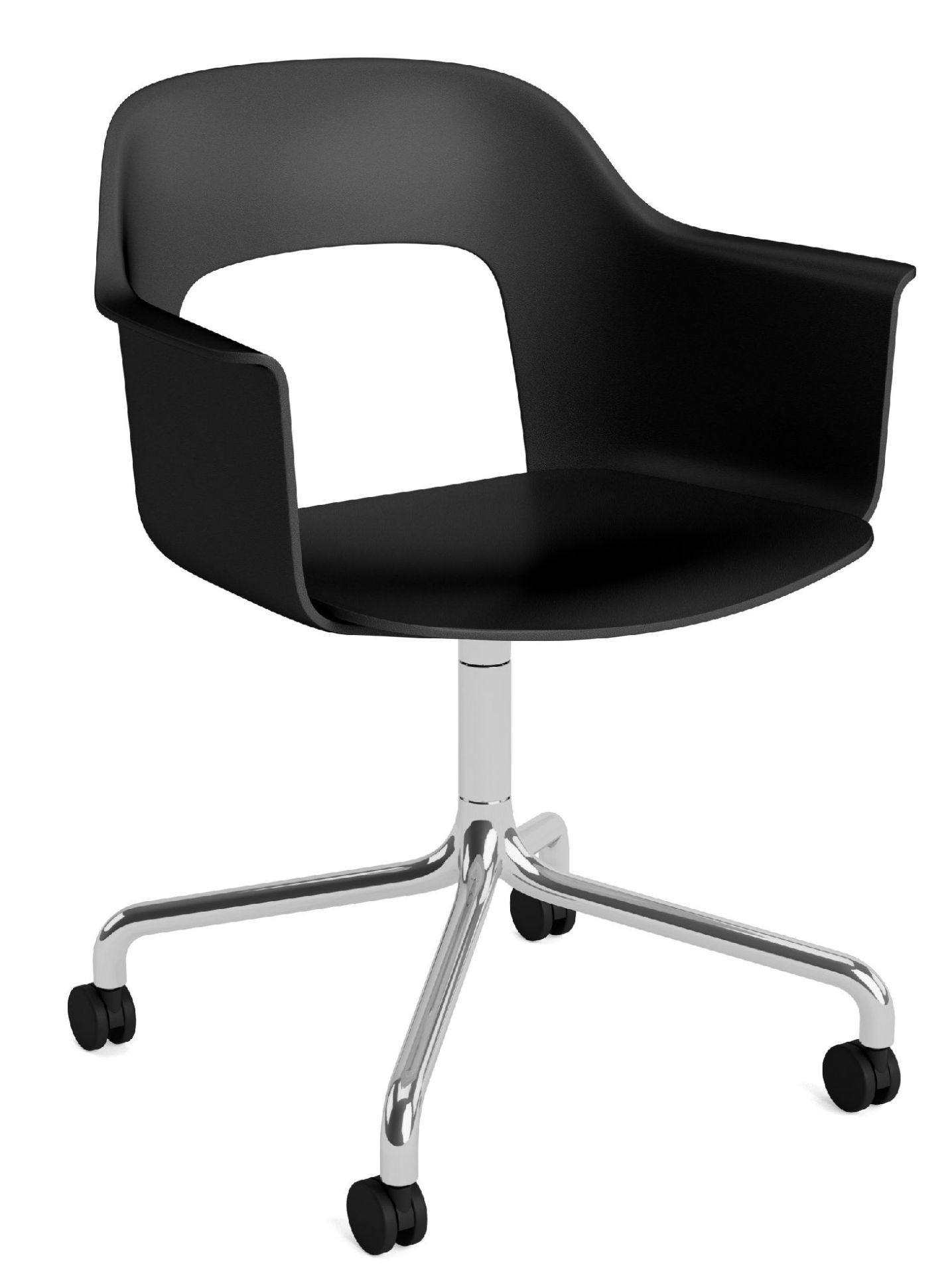 Layout fauteuil 261 met armleuningen van Hay