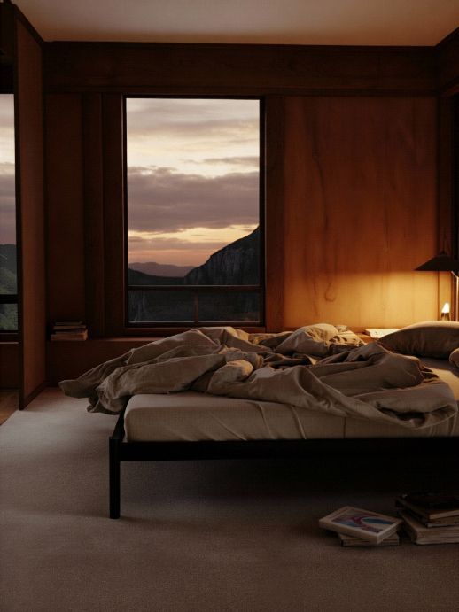 Pure bed, staal, gepoedercoat, 120 x 200 cm, Hans Hansen
