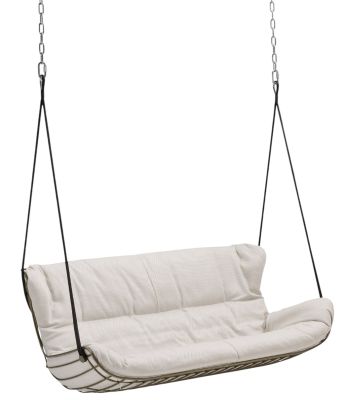 Leyasol Wingback Schaukelsofa von Freifrau Manufaktur: Hängende Couch für Innen und Außen.
