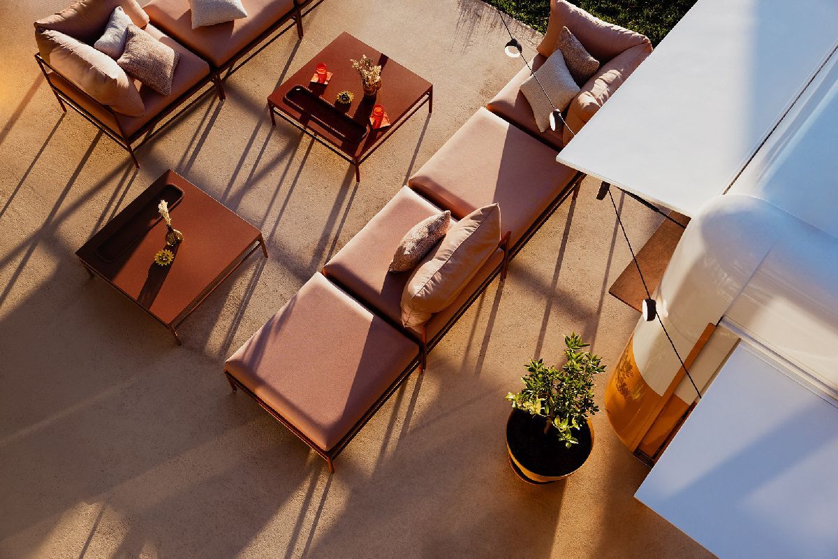 Rivage Lounge-fauteuil zonder armleuningen voor buiten van Fermob