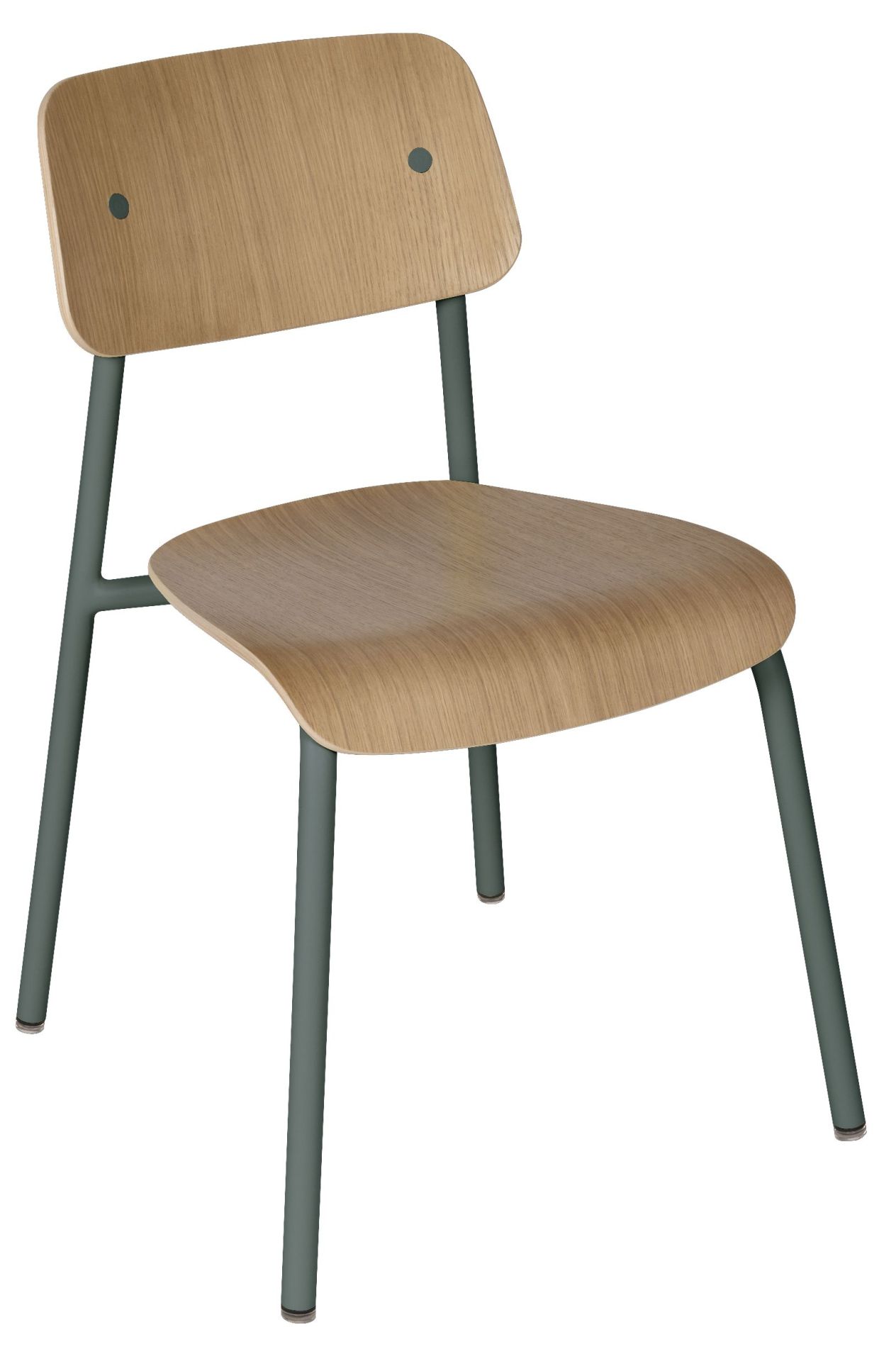 Studie Chair stoel van eikenhout voor binnen, Fermob
