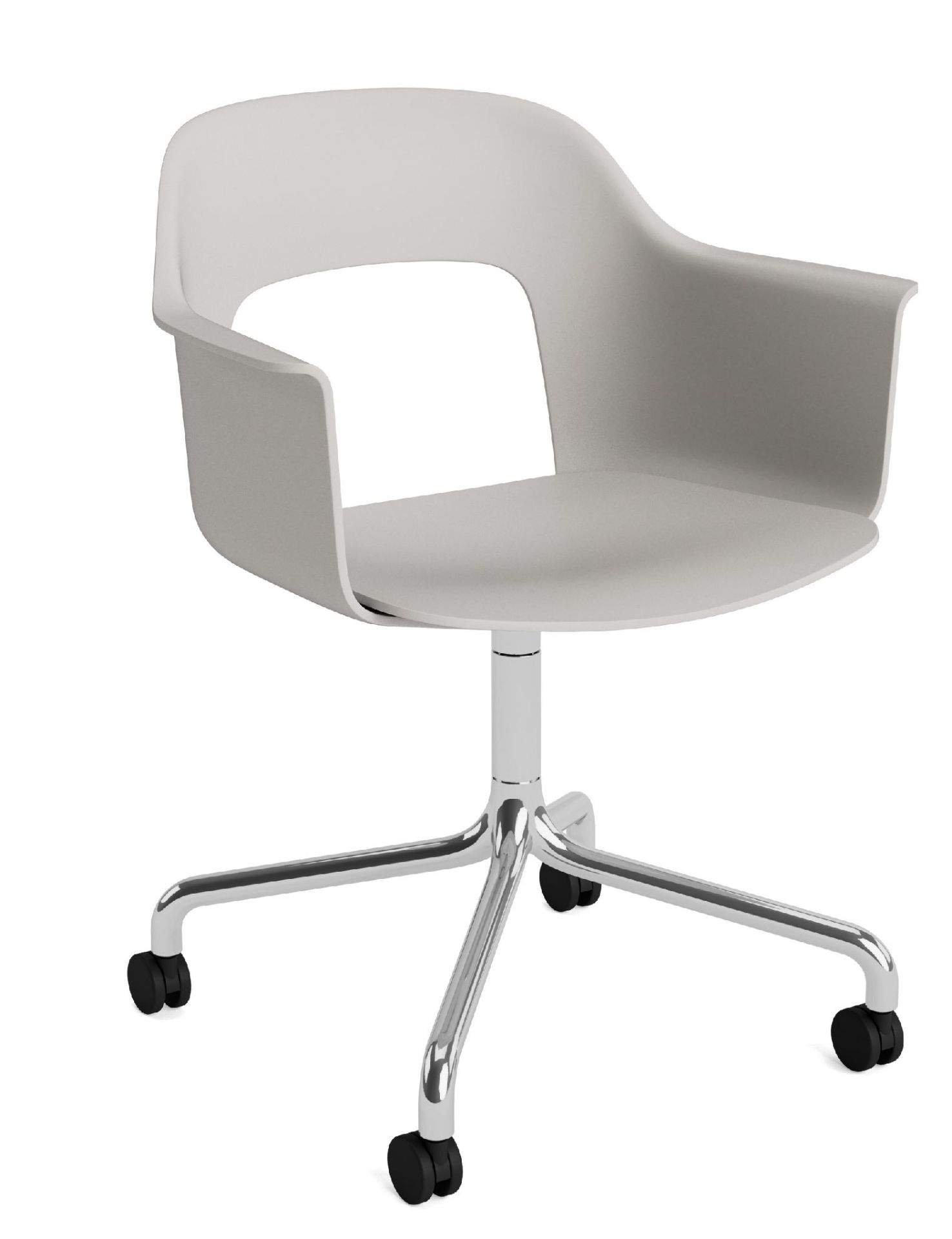 Layout fauteuil 261 met armleuningen van Hay