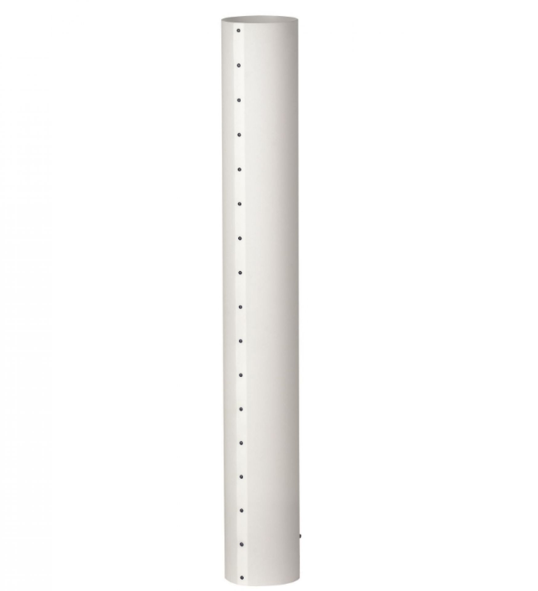 Weiße LED Stehleuchte XL Chameledeon, moderne Bodenlampe für Wohnzimmer und Büro.