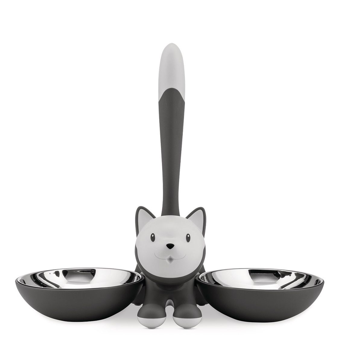 AMMI09 G Tigrito kattenbakje grijs Alessi