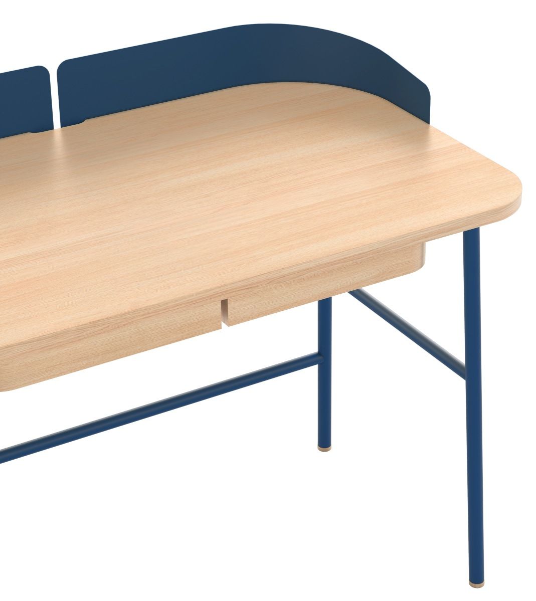 Victor-bureau Hartô matblauw