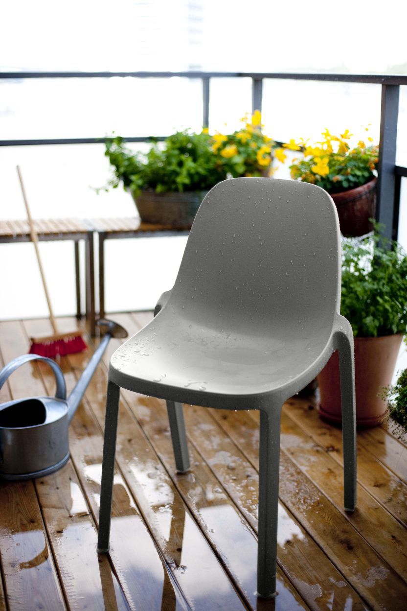 Broom Stacking Chair stapelbare stoel saliegroen Emeco