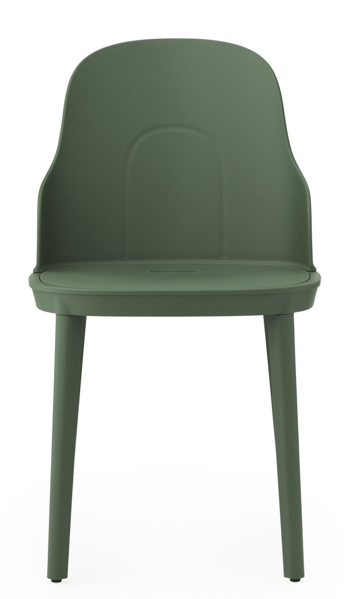 Grüner Allez Chair PP Stuhl von Normann Copenhagen, moderner Kunststoffstuhl für Esszimmer und Küche.