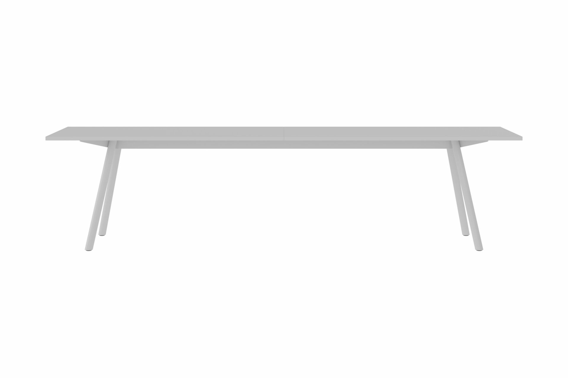 Heller New Tendency Masa Tisch mit minimalistischem Design und geraden Tischbeinen.