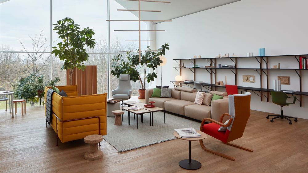 Alcove driezitsbank van Vitra