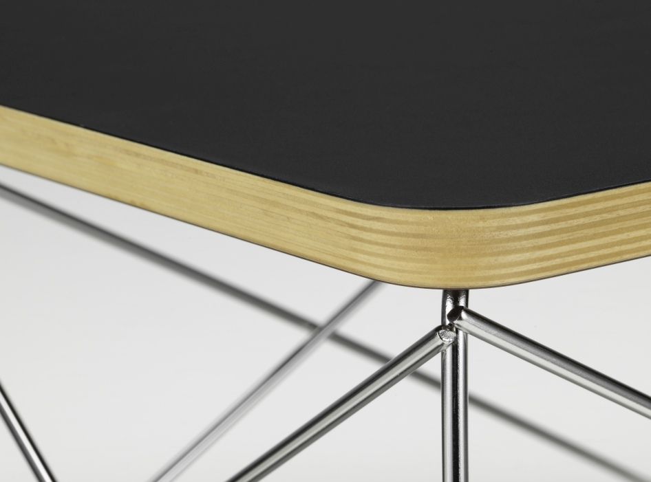 Occasional LTR bijzettafel HPL ZWART / ROESTVRIJ STAAL Vitra UNIEKE EXEMPLAREN