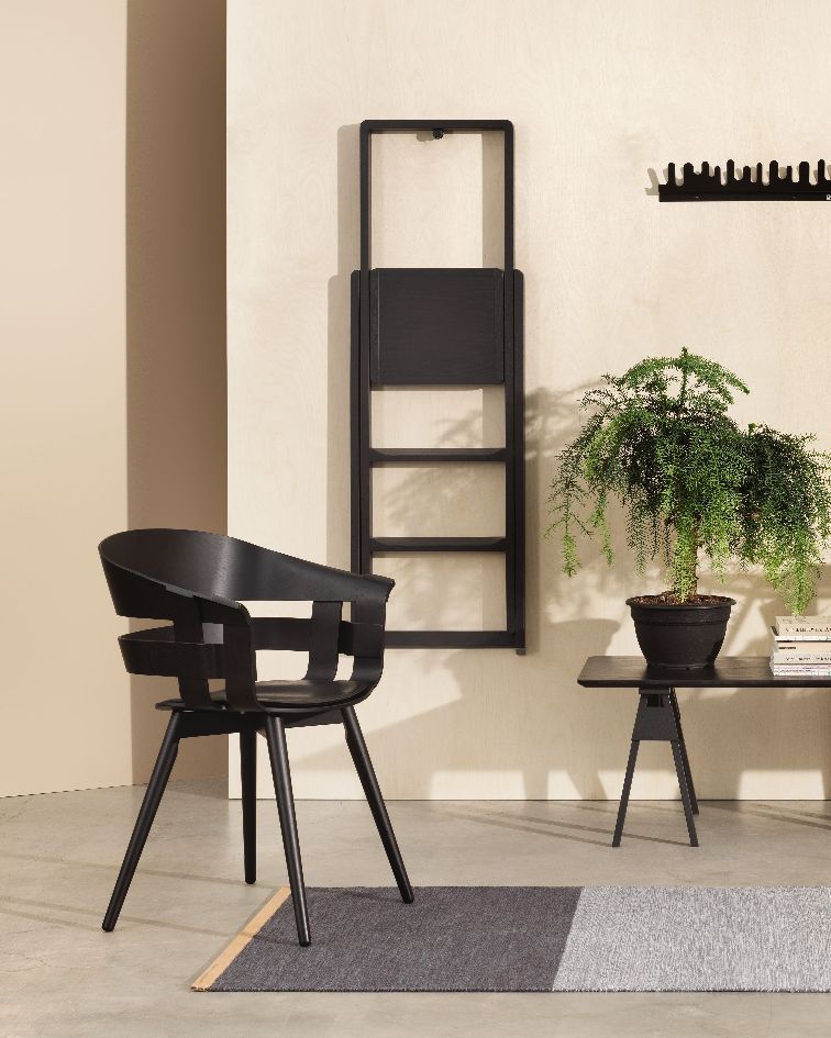 Step-trapladder Design House Stockholm, wit gebeitst