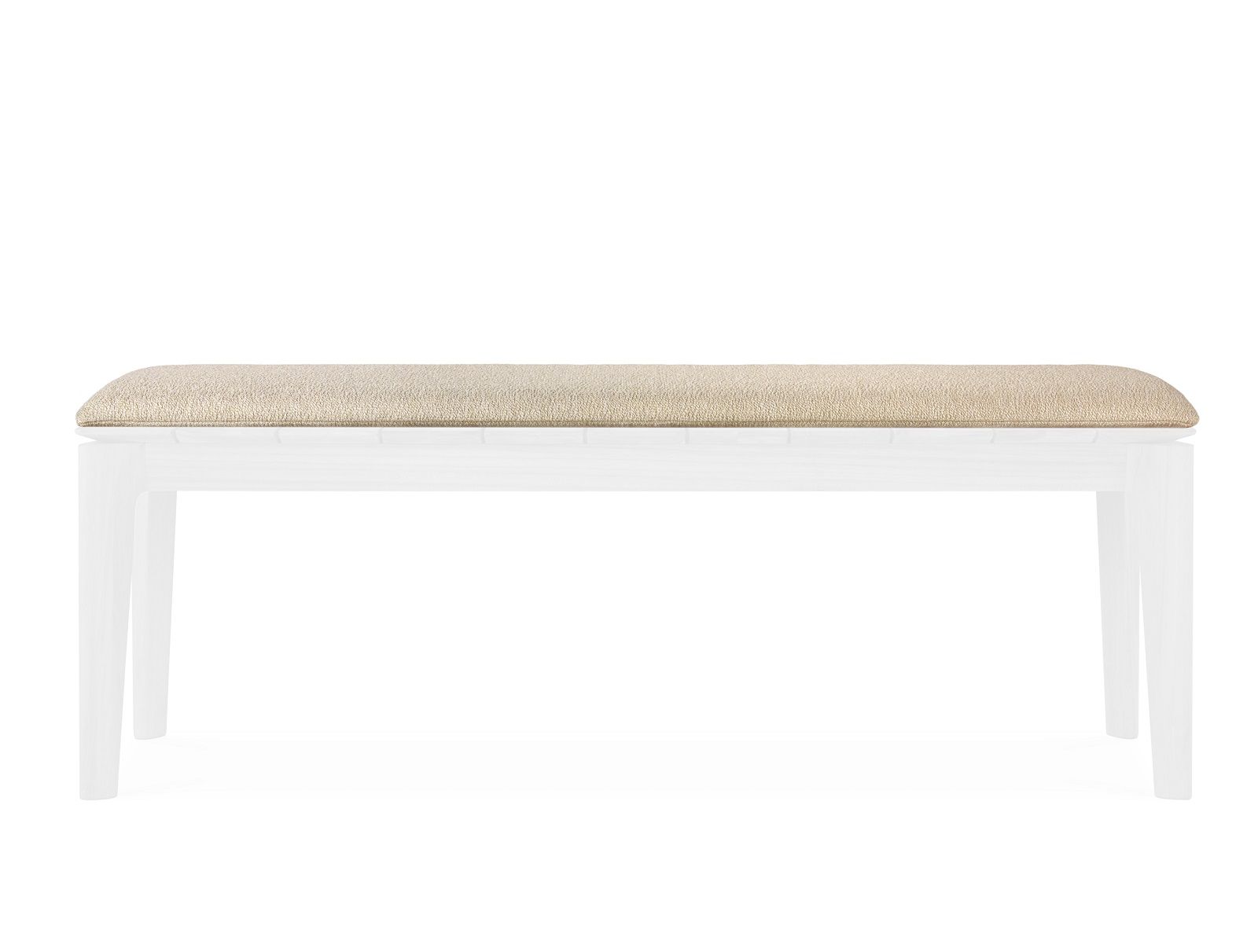 Zitkussen voor Bok Bank NATURAL / B 137 x D 35 x H 3 cm Ethnicraft UNIEK STUK