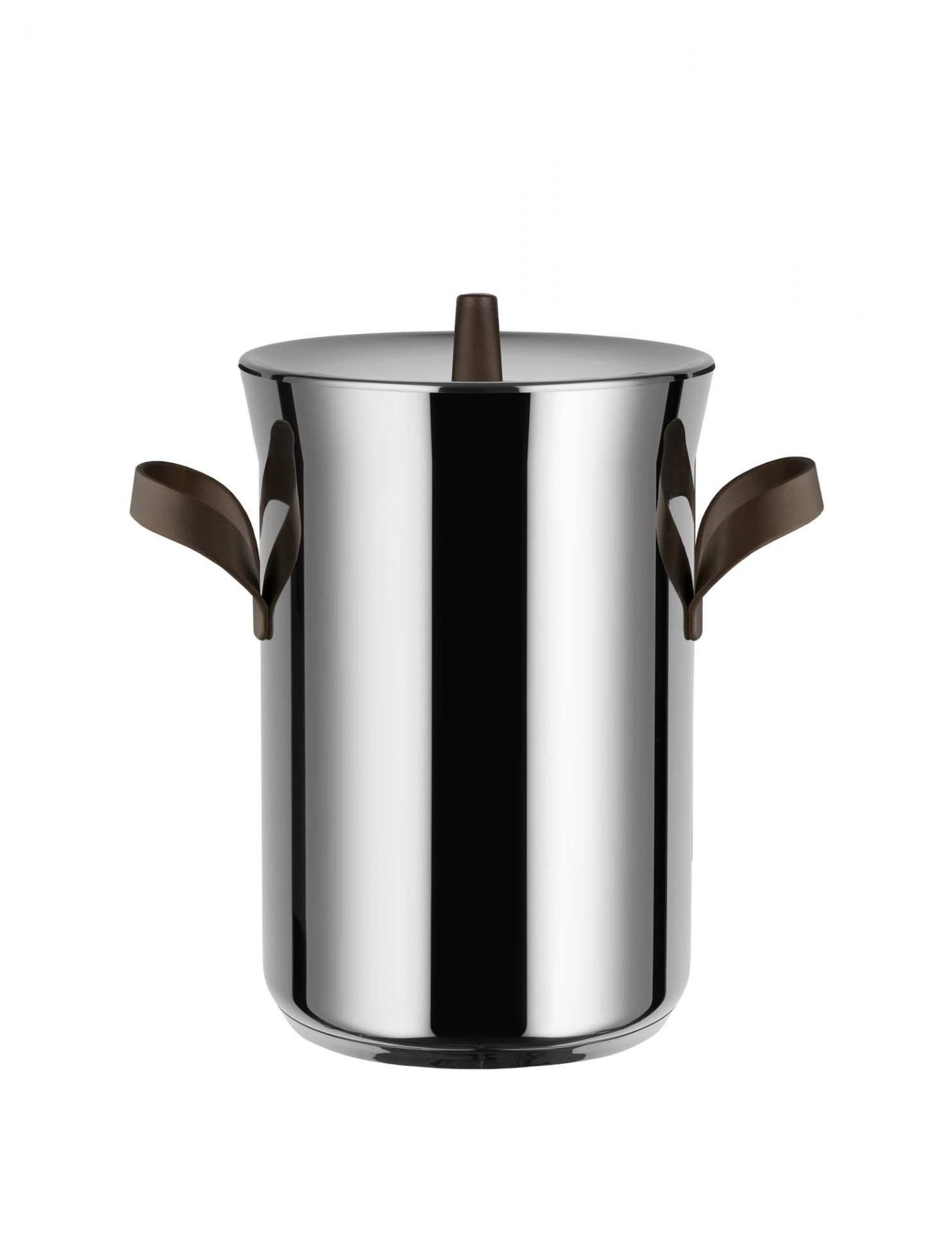 Alessi Edo Spargeltopf mit Deckel, Edelstahl, Kochtopf für Spargel mit Korb.